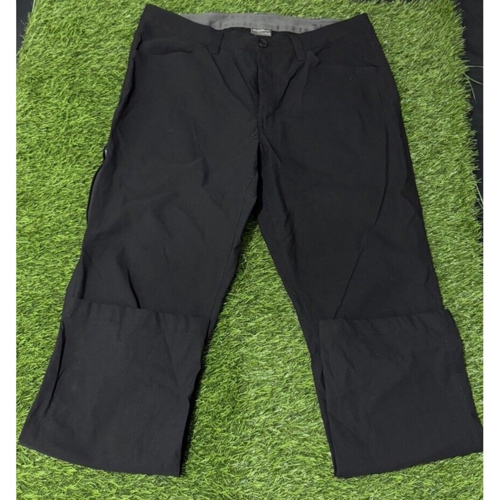 Eddie Bauer‎ Men's Horizon Guide Nylon Stretch Black Hiking Pants 36X30
